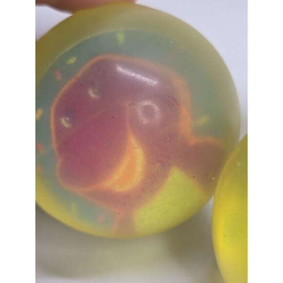 Vintage 2000 Lyons Partnership Barney And Baby Bop Rubber Ball Lot Of 2 - Picture 10 of 11